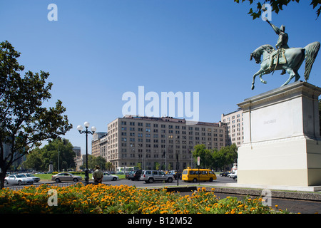 AVENIDA O HIGGINS SANTIAGO CHILE Stockfoto