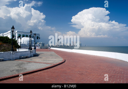 LAS BOVEDAS PROMENADE CASCO ANTIGUO PANAMA CITY-PANAMA Stockfoto