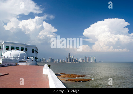 LAS BOVEDAS PROMENADE CASCO ANTIGUO PANAMA CITY-PANAMA Stockfoto