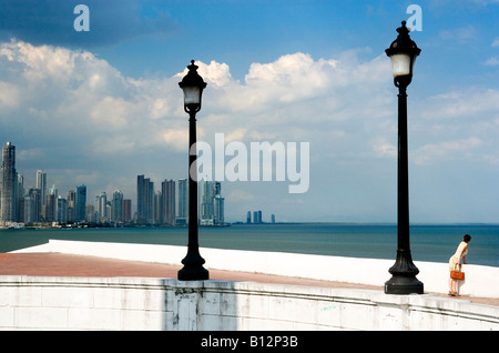 LAS BOVEDAS PROMENADE CASCO ANTIGUO PANAMA STADT REPUBLIK VON PANAMA Stockfoto