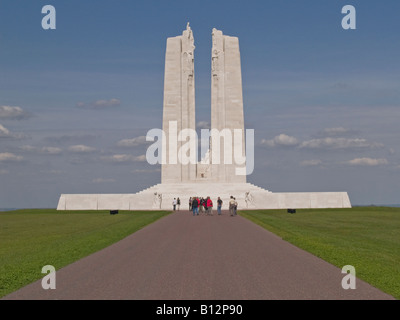 Der kanadische Gedenkstätte Vimy Ridge Frankreich Stockfoto