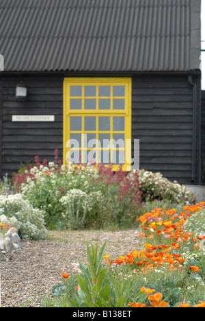 Jarmans 'Prospect Cottage' in Dungeness, Kent, England Stockfoto