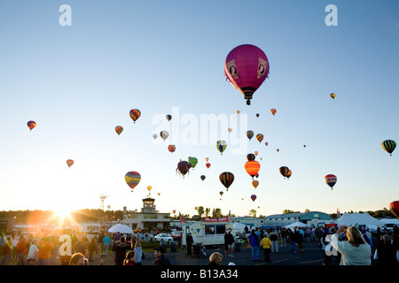 2007-Adirondack Ballon Festival Queensbury New York State Stockfoto
