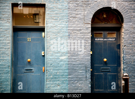 Häuser in der Fournier Street Spitalfields London Stockfoto