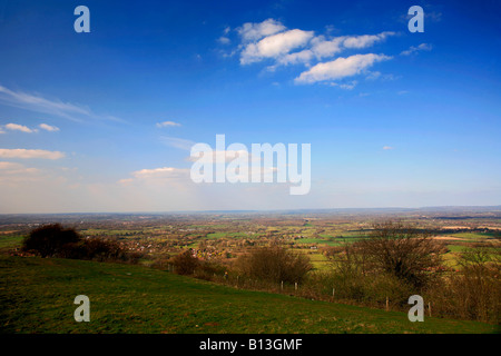 Blick vom Ditchling Beacon South Downs Sussex England Großbritannien UK Stockfoto