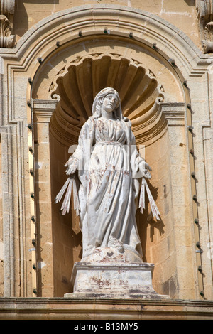 Kathedrale der Annahme Zitadelle Victoria Gozo Malta Stockfoto
