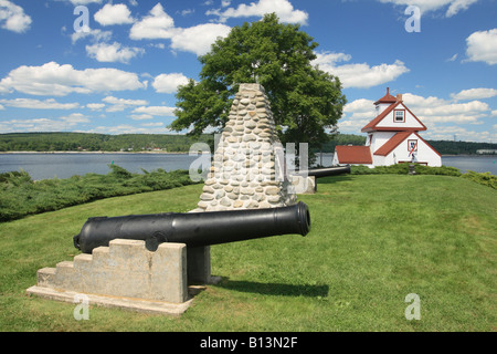 Fort point Park Liverpool Nova Scotia Kanada Stockfoto