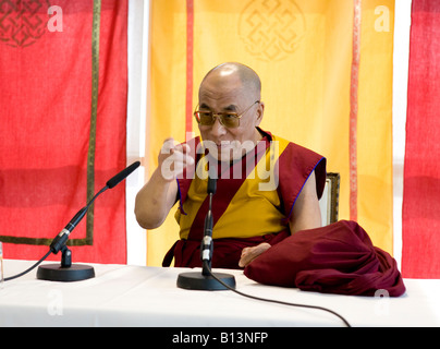 Der Dalai Lama Nottingham UK Euopa 2008 Stockfoto