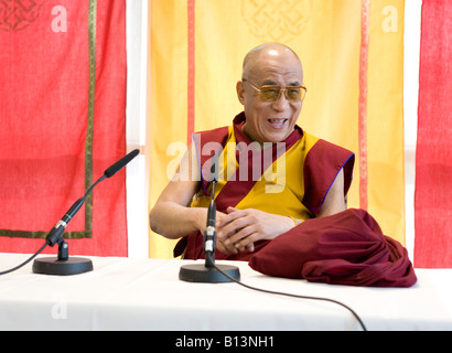 Der Dalai Lama Nottingham UK Euopa 2008 Stockfoto