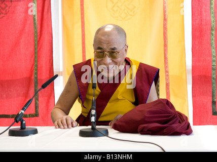 Der Dalai Lama Nottingham UK Euopa 2008 Stockfoto