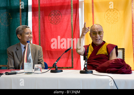 Der Dalai Lama Nottingham UK Euopa 2008 Stockfoto