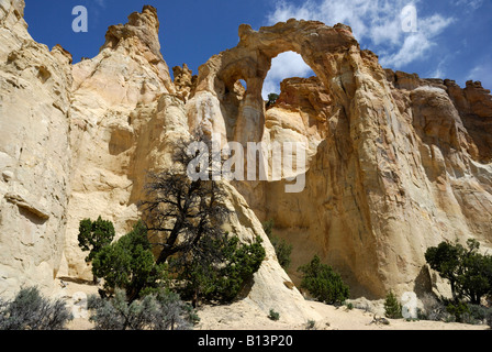 Grosvenor Arch in der Nähe von Kodachrome Basin State Park Utah Stockfoto