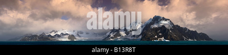 Spektakulären Panoramablick auf Elephant Island in South Shetland-Inseln, Antarktis Stockfoto