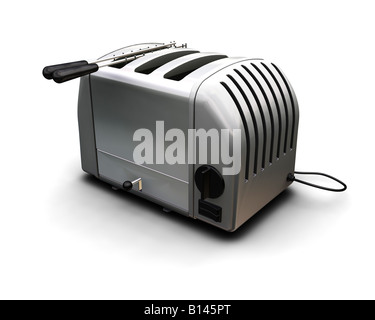 3D Render des zeitgenössischen toaster Stockfoto