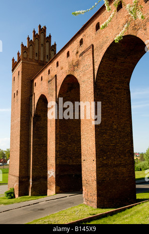 Kreuzritterburg (14. Jahrhundert), Kwidzyn, Pommersche Woiwodschaft, Polen Stockfoto