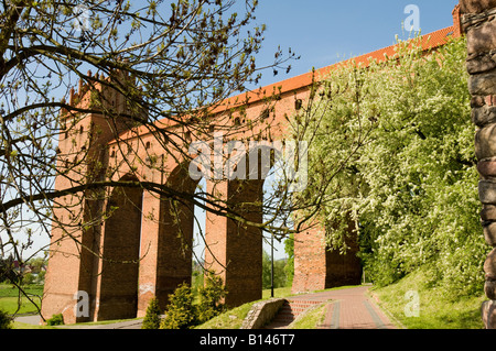 Kreuzritterburg (14. Jahrhundert), Kwidzyn, Pommersche Woiwodschaft, Polen Stockfoto