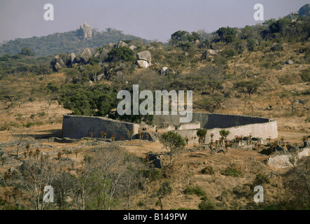 Geographie/Reisen, Simbabwe, Great Zimbabwe National Monument, Übersicht, Additional-Rights - Clearance-Info - Not-Available Stockfoto