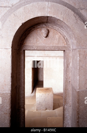 Eichstätt, Kapuzinerkirche, Heilig-Grab-Kapelle von 1148/1149 Stockfoto