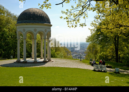 Römischer Tempel auf dem Neroberg, Wiesbaden, Deutschland. Stockfoto