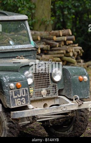 Land Rover Serie 1 86 Zoll bei der ALRC National 2008. Stockfoto