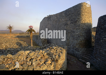 Geographie/Reisen, Simbabwe, Great Zimbabwe National Monument, Eingang zu den Ruinen, Additional-Rights - Clearance-Info - Not-Available Stockfoto