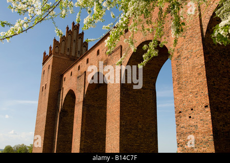 Kreuzritterburg (14. Jahrhundert), Kwidzyn, Pommersche Woiwodschaft, Polen Stockfoto