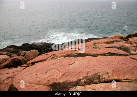 Felsigen Gegend von Kovalam, Kerala, Indien Stockfoto