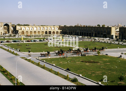 Geographie/Reisen, Iran, Isfahan, Plätze, Meydan-e Imam Square, Nordseite mit Bazar, Additional-Rights - Clearance-Info - Not-Available Stockfoto