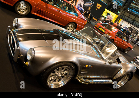 AC Cobra Shelby auf dem Display auf der Autosport 2008 Stockfoto