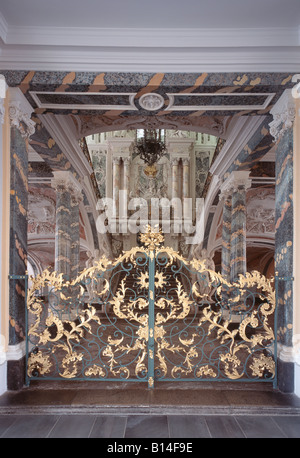 Brühl, Schloß Augustusburg, Blick Vom Übersetzer ins Treppenhaus Stockfoto