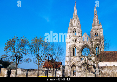 SAINT JEAN DES VIGNES ABTEI SOISSONS AISNE PICARDIE FRANKREICH Stockfoto