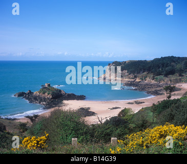 Portelet Bay, Insel Jersey Stockfoto