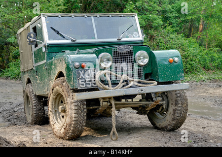 Land Rover Serie 1 86 Zoll bei der ALRC National 2008. Stockfoto