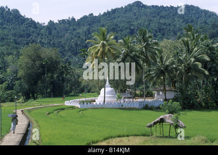 Tempel in der Nähe von Kandy Sri Lanka Stockfoto