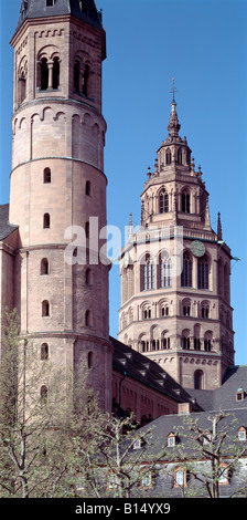 Mainz, Dom, Turm Stockfoto