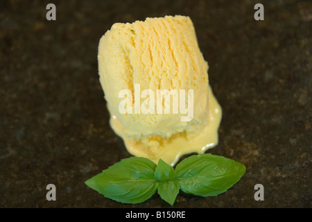 Vanille-Eis Stockfoto