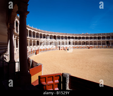 Ronda, Plaza de Toros, Stierkampfarena Stockfoto