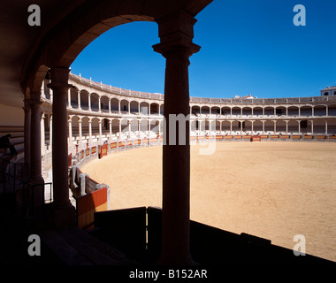 Ronda, Plaza de Toros, Stierkampfarena Stockfoto