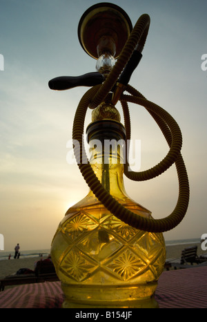 Hooka Wasserpfeife Beach Cafe Stockfoto