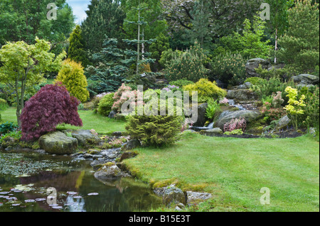 Gartengestaltung von Bahaa Seedhom North Yorkshire England Mai Stockfoto