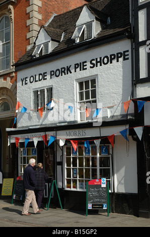 Pork Pie Shop, Melton Mowbray, Leicestershire, England, UK Stockfoto