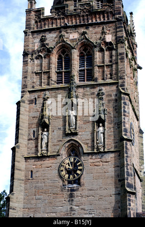 St.-Nikolaus-Kirche, Kings Norton, West Midlands, England, UK Stockfoto