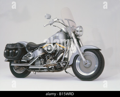 1989 Harley Davidson Fat Boy Motorrad Stockfoto