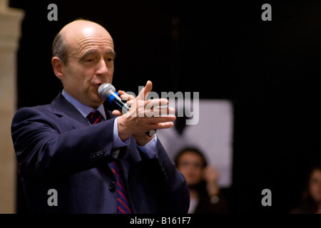 Alain Juppé Bürgermeister von bordeaux Stockfoto