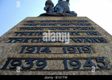 Detail der britische Kriegsgräberstätte in Kingston nach Themse, Südwesten von London, england Stockfoto