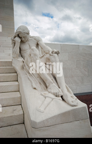 Kanadische Gedenkstätte, Vimy Ridge, Frankreich. Stockfoto