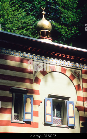 Der maurische Kiosk, Schloss Linderhof, Ortsteil Garmisch Partenkirchen, Bayern, Deutschland Stockfoto