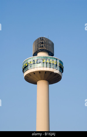Funkturm Stadt Liverpool UK Stockfoto