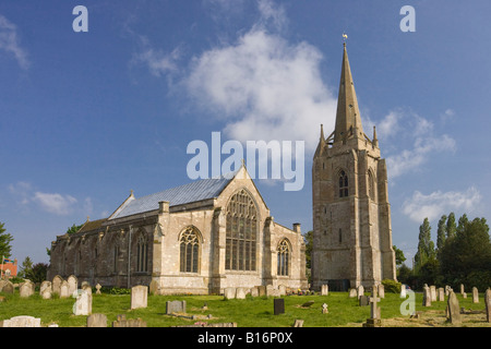 St. Maria Magdalena Kirche auf Flotte in Lincolnshire, Großbritannien Stockfoto