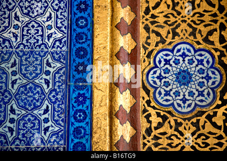 Fliesen in der Beschneidung Raum im Topkapi Palast in Istanbul Stockfoto